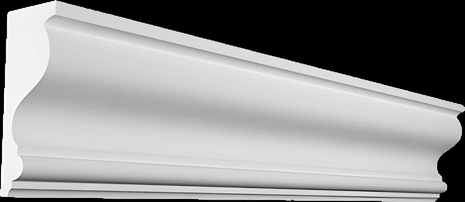 КT140. Карниз гипсовый (потолочный плинтус) (h100x40мм) — фото 1
