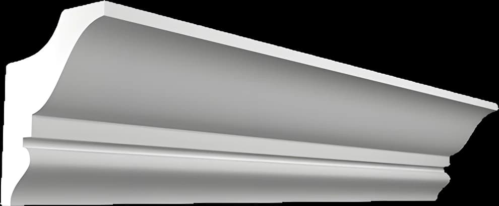 KT160-S. Гипсовый карниз для скрытой подсветки (h100x80мм) — фото 1