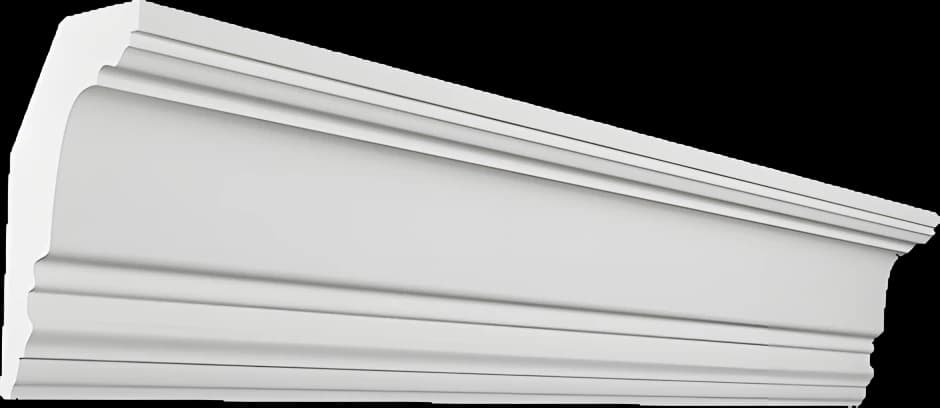 КT183 — Карниз из гипса (потолочный плинтус) (h68x35мм)