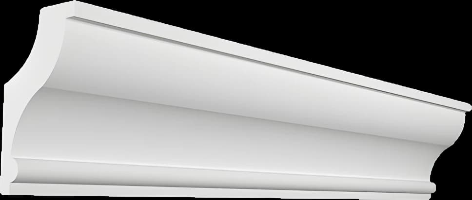 КT332. Карниз из гипса (потолочный плинтус) (h70x40мм) — фото 1