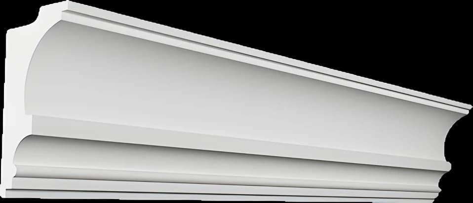KT355-S — Карниз из гипса для скрытого освещения (h100x50мм)