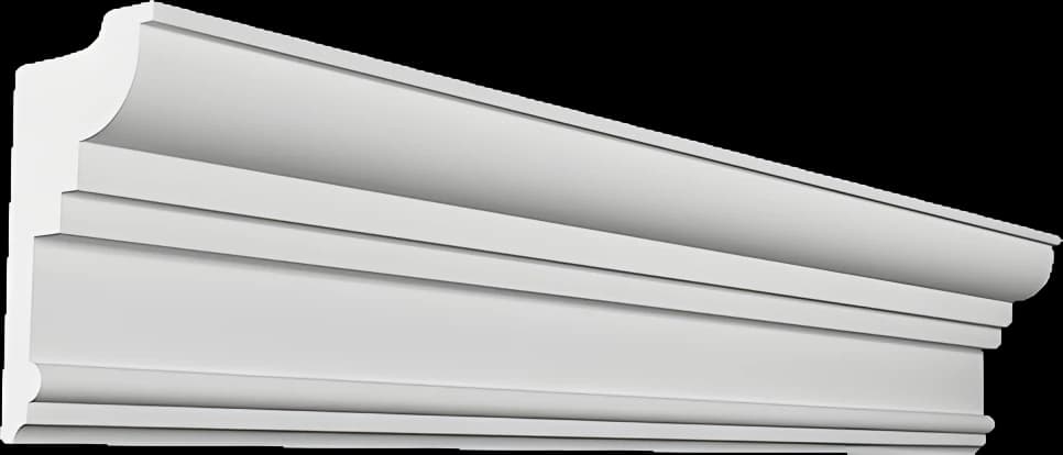 KT356-S — Гипсовый карниз для скрытой подсветки (h100x50мм)