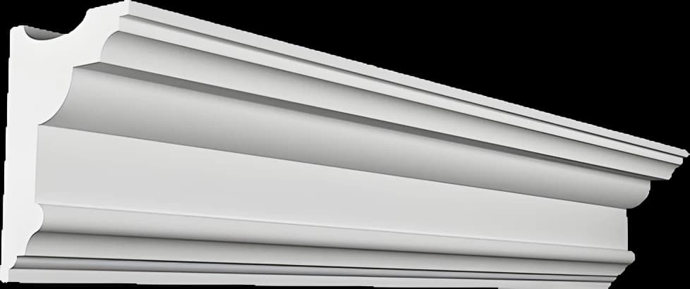 KT362-S. Карниз из гипса для скрытого освещения (h100x70мм) — фото 1