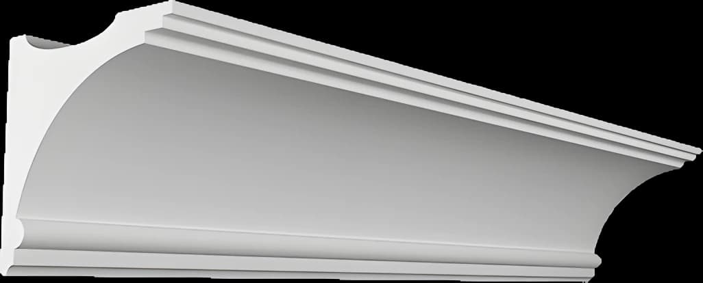 KT370-S. Карниз из гипса для скрытого освещения (h100x100мм) — фото 1