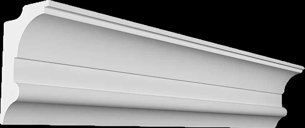 KT387-S — Карниз из гипса для скрытого освещения (h120x70мм)
