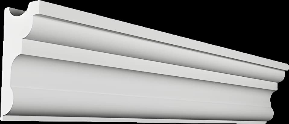 KT411-S. Карниз из гипса для скрытого освещения (h150x70мм) — фото 1