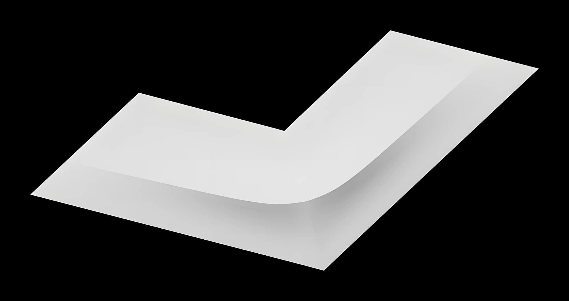 PN3109 — Стеновая 3D панель гипсовая Бумеранг
