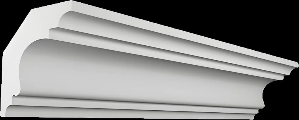 КT185 — КT185. Карниз из гипса (потолочный плинтус) (h42x40мм)