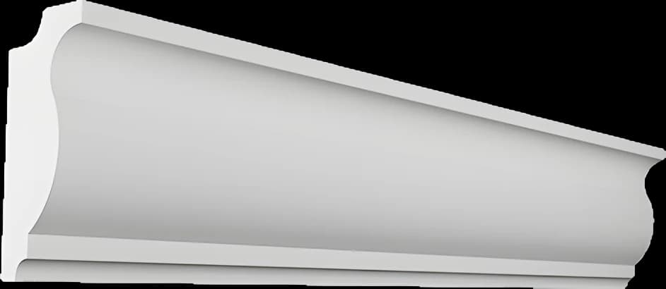 KT383-S. Карниз из гипса для скрытого освещения (h120x50мм) — фото 1