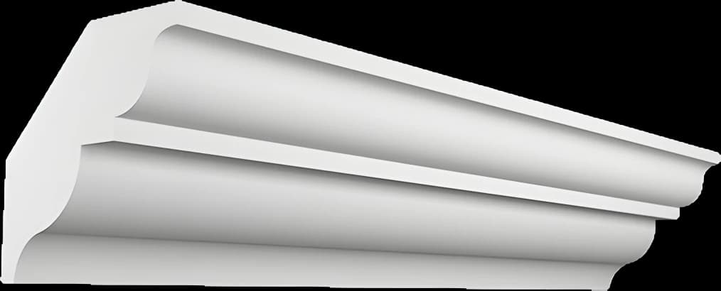 КT300 — Карниз из гипса (потолочный плинтус) (h50x50мм)