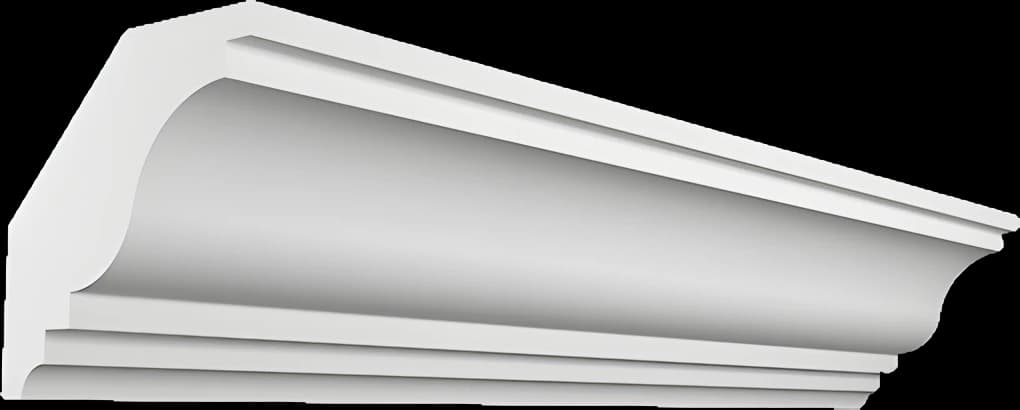 КT309 — Карниз из гипса (потолочный плинтус) (h50x50мм)