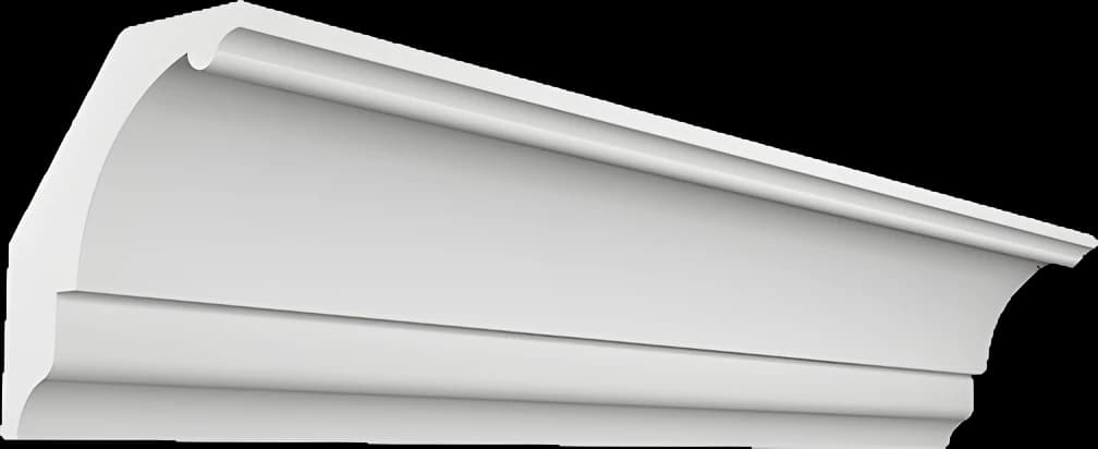 КT323 — Карниз из гипса (потолочный плинтус) (h70x60мм)