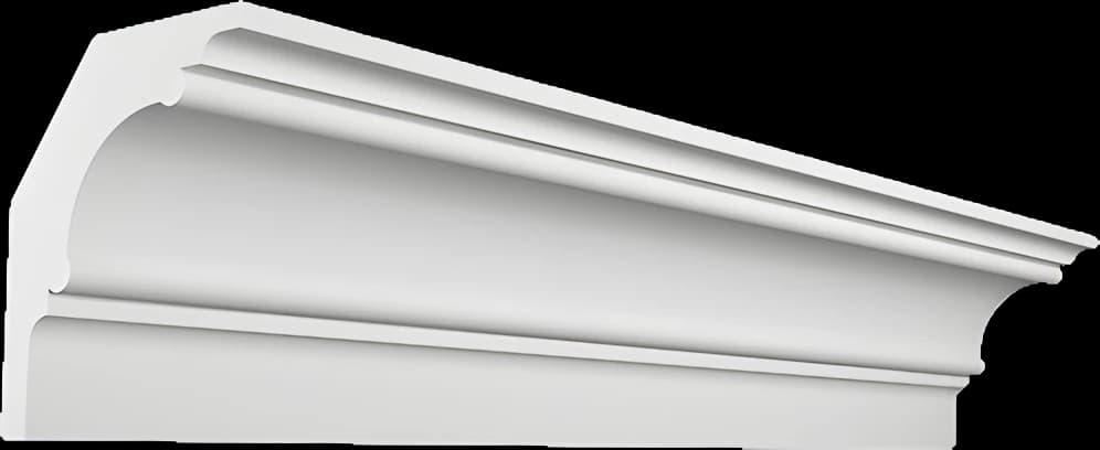 КT326 — Карниз из гипса (потолочный плинтус) (h70x60мм)