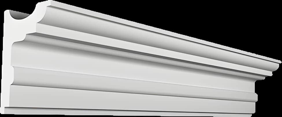 KT417-S. Карниз из гипса для скрытого освещения (h150x120мм) — фото 1